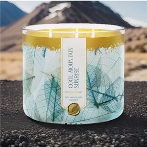 Goose Creek 3-Wick Candle- Cool Mountain Sunrise (14.5 oz)